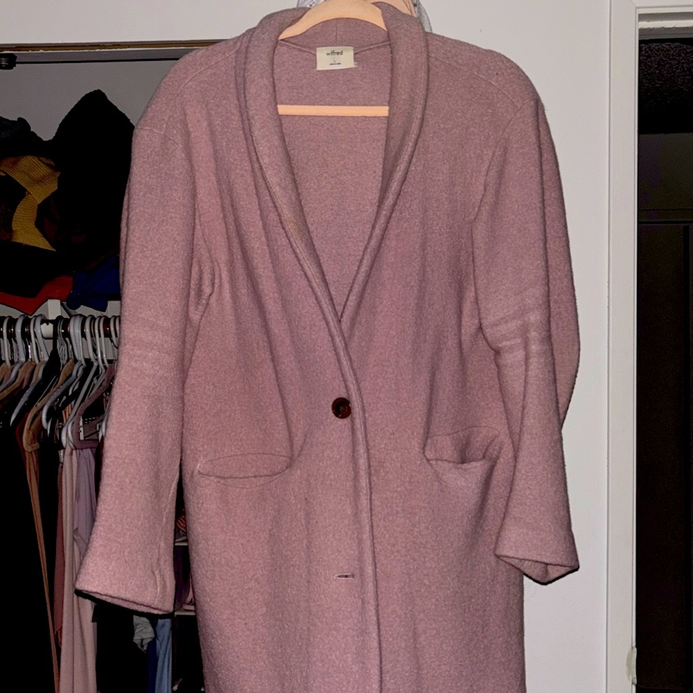 Shawl Merino Wool Jacket size L from Wilfred (Aritzia)